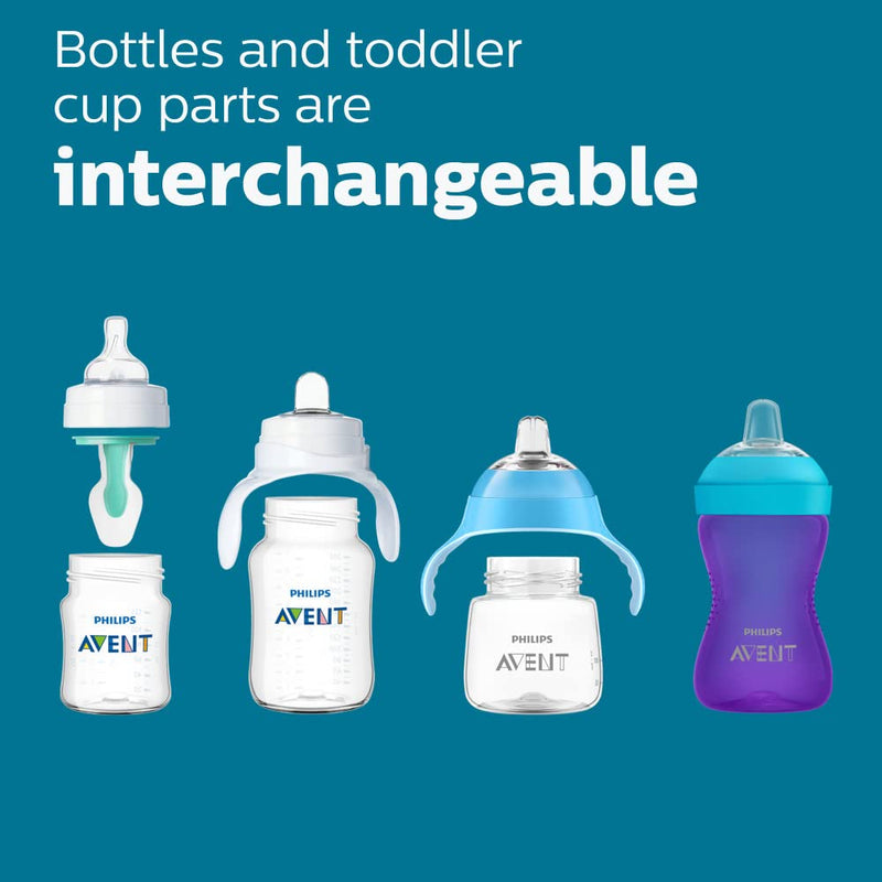 Philips Avent Anti-Colic AirFree Bottle SCY701/03, 4 oz., Slow Flow