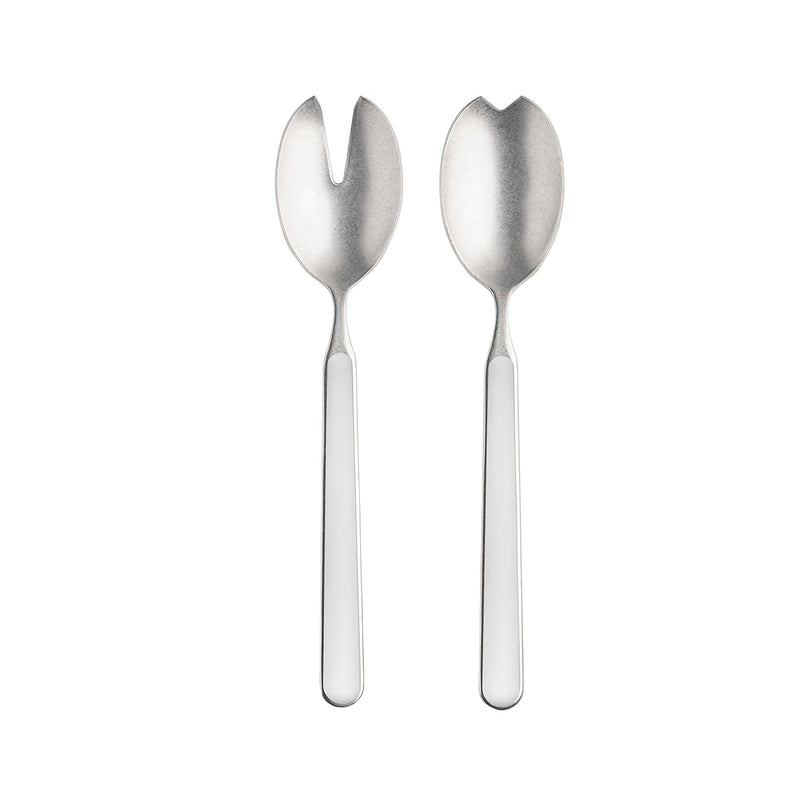 Mepra - Fantasia Pewter Salad Porcelain - 2-Piece Serving Set