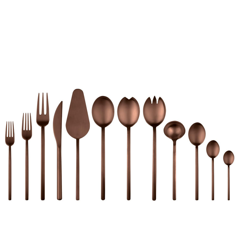 Mepra - Due Ice Bronze - Ménagère de 67 pièces