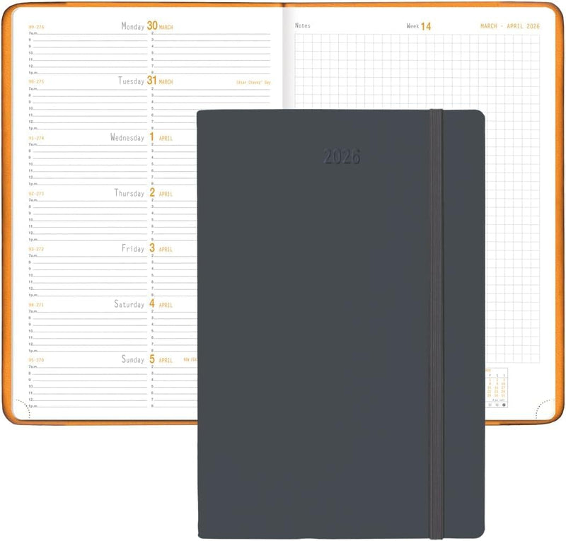 Rhodia - Webplanner 2026 - Organiseur hebdomadaire vertical