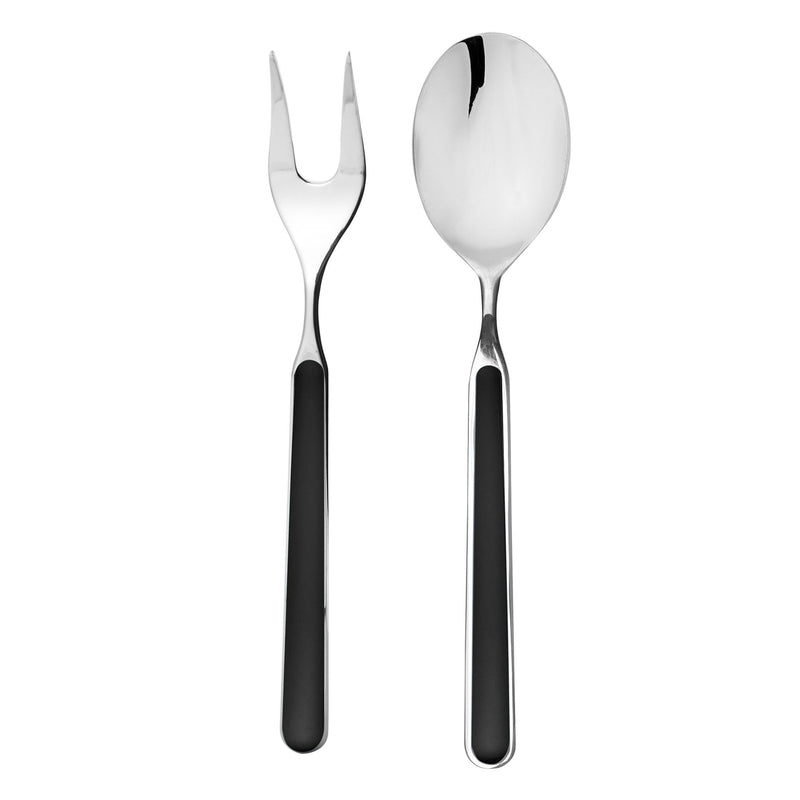 Mepra - Fantasia Black - Ménagère de service 2 pièces