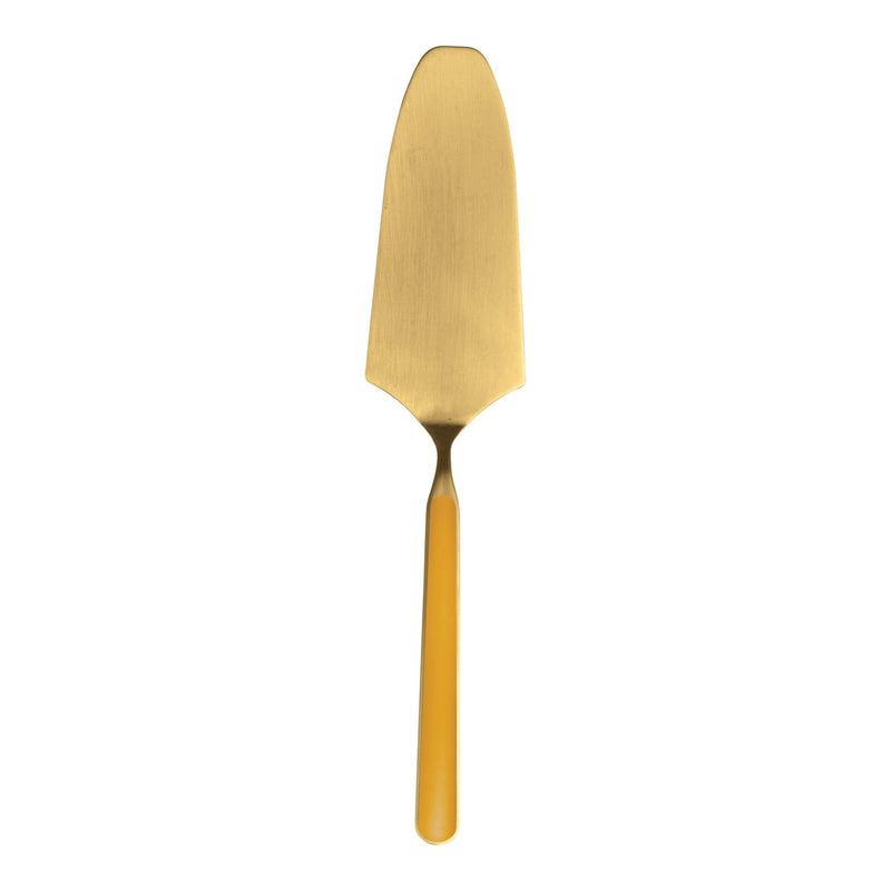 Mepra - Fantasia Ice Gold Cake Server - Mustard