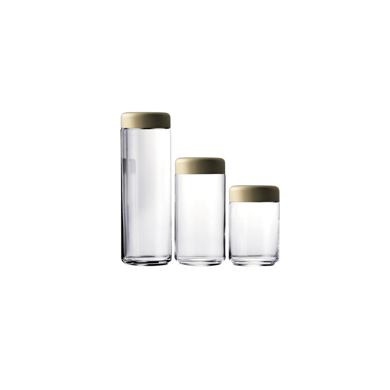 Mepra - Atmosfera Food Container - Urano Materic Champagne - 3-Piece Set