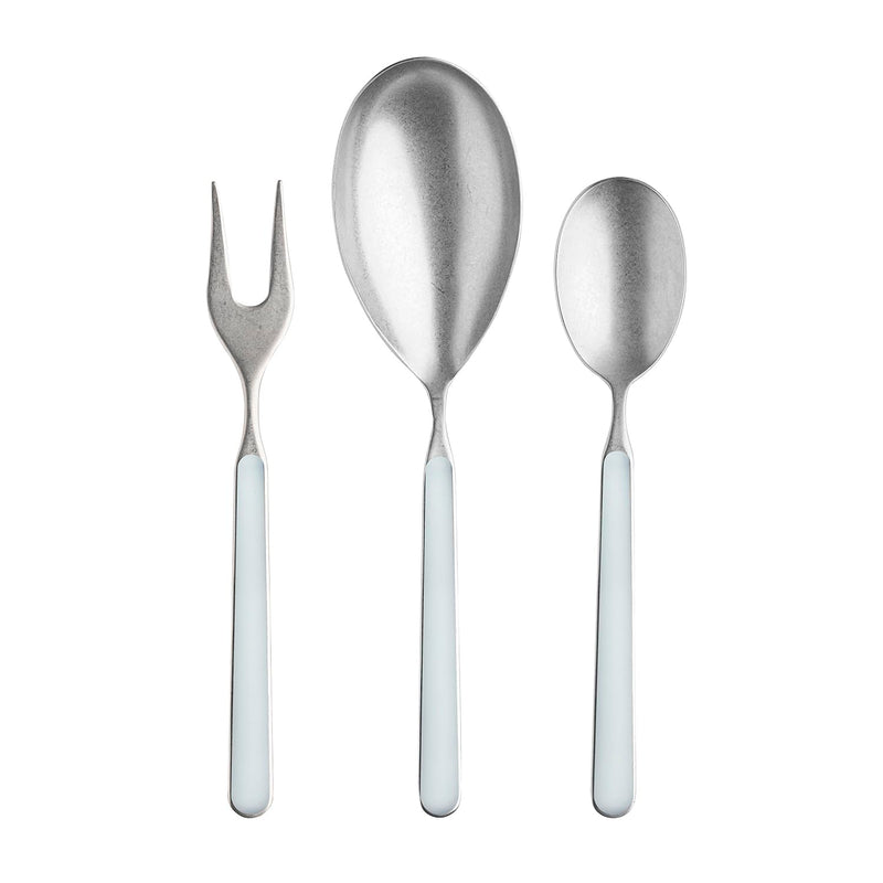 Mepra - Fantasia Pewter Light Blue - 3-Piece Serving Set