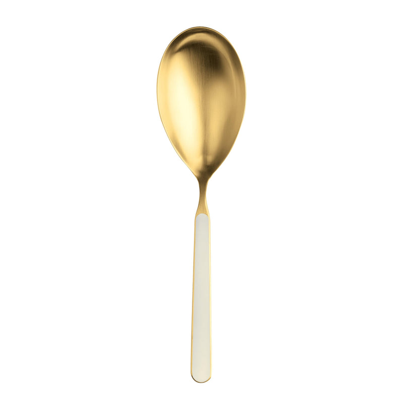Mepra - Cuillère à risotto Fantasia Ice Gold - Porcelaine