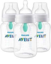 Philips Avent Anti-Colic AirFree Bottle SCY703/03, 9 oz., Medium Flow