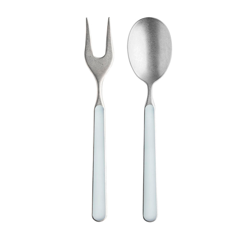 Mepra - Fantasia Pewter Light Blue - 2-Piece Serving Set