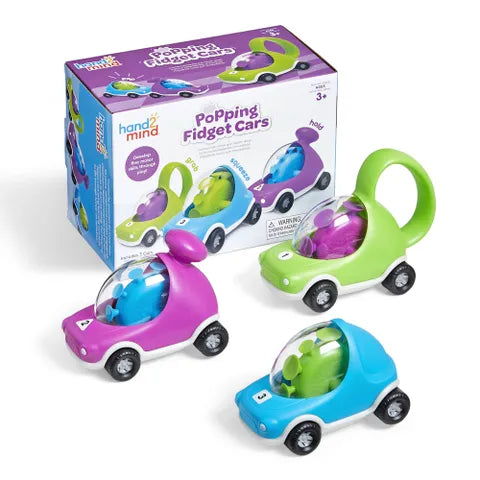 hand2mind - Voitures sensorielles à bulles (Fidget)