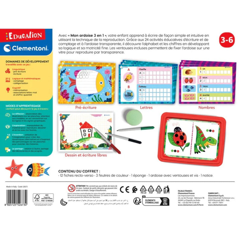 EDUCATION: MON ARDOISE 3 EN 1