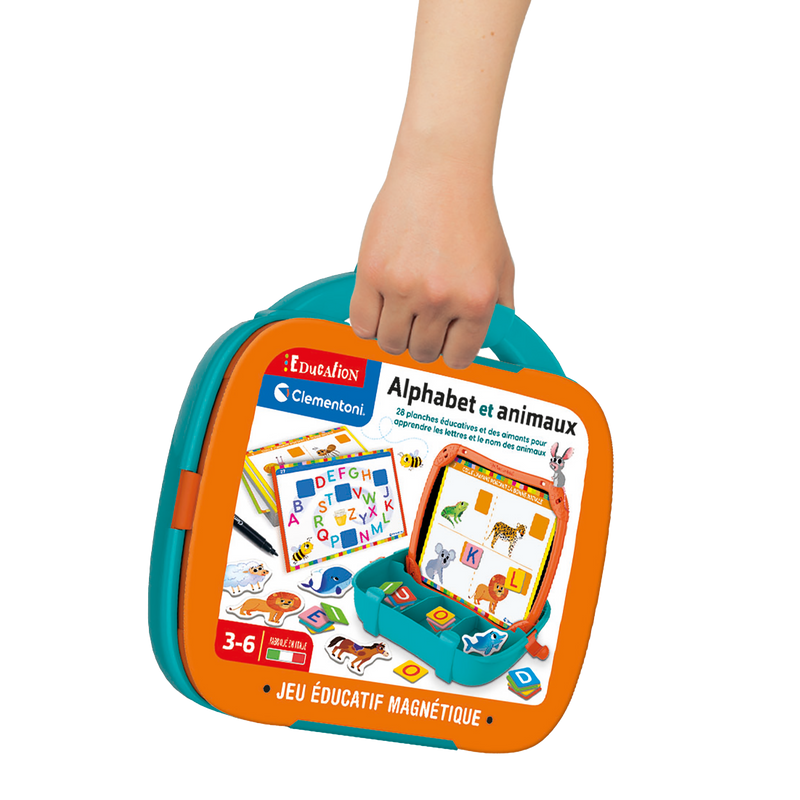 ÉTUI MAGNÉTIQUE - LETTRES ET ANIMAUX