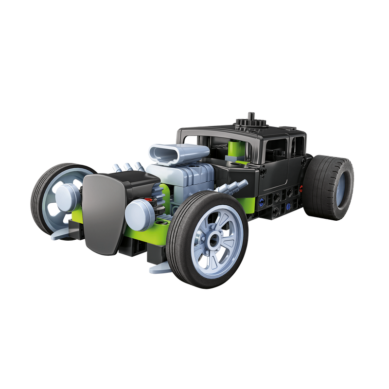 SCIENCE & JEU: ATELIER MÉCANIQUE - HOT ROD ET CAMION DE COURSE