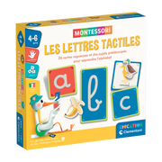 EDUCATION: MONTESSORI - LES LETTRES TACTILES