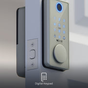 Nexxt Solutions NHS-D150 stainless-steel – digital keypad on installed lock