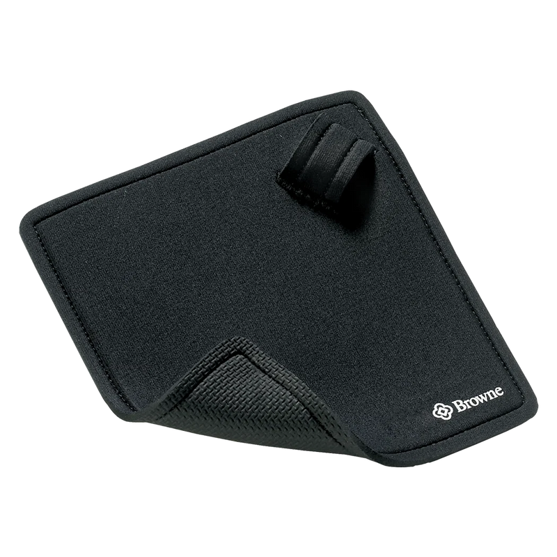 Browne - Safe Server Finger Hot Pad - 7 in / 17.8 cm - Flxaprene - Black