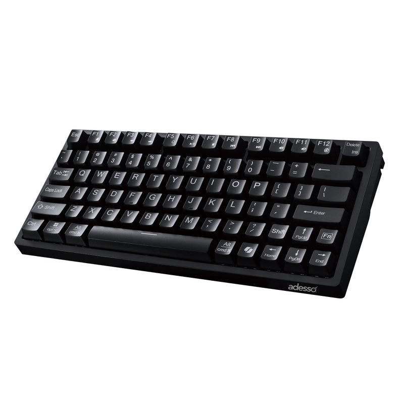 Adesso – Keyboard Wired EasyTouch Mini Mechanical Multi OS 2X Large Print with Copilot AI Hotkey - Black