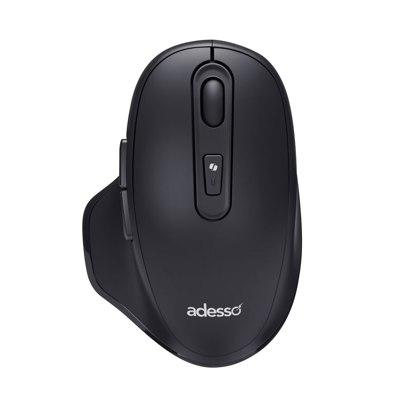 Adesso – Souris sans fil ergonomique A50 Bluetooth/RF 2,4 GHz avec touche de raccourci IA programmable