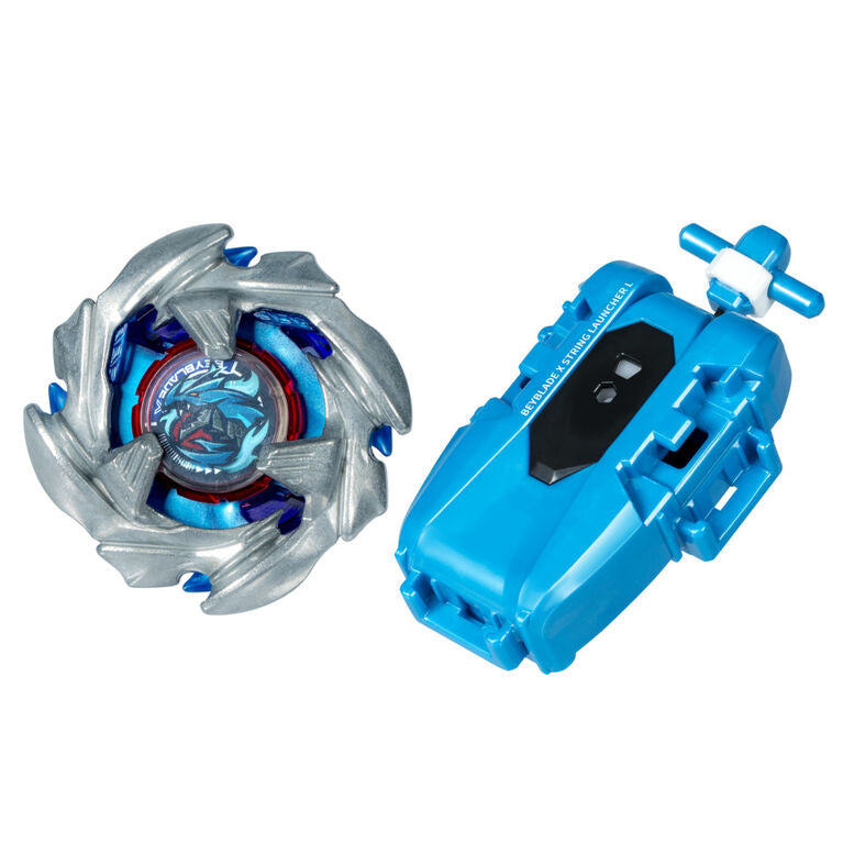 Beyblade X - Lanceur et toupie Cobalt Dragoon Deluxe