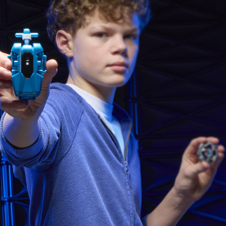 Beyblade X - Lanceur et toupie Cobalt Dragoon Deluxe