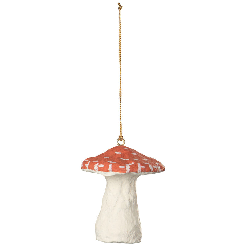 Mushroom Gems Mache Christmas Tree Ornament — possible assortment styles; one random ornament included