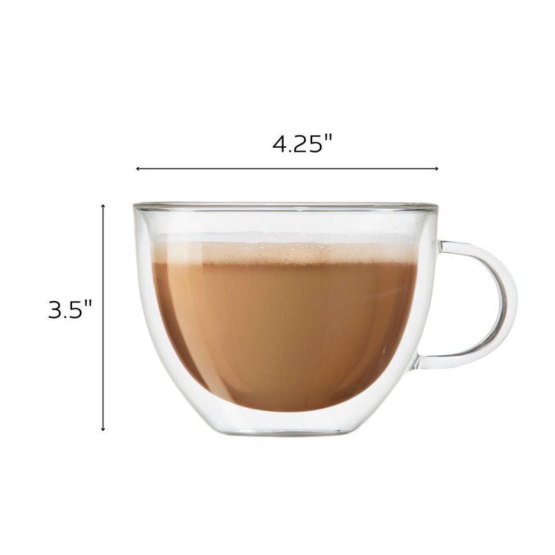 OGGI - BREW Tasses à latte en verre