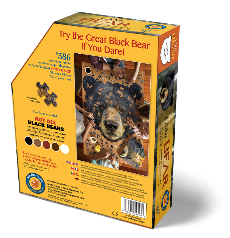 Madd Capp Puzzles – I Am Bear Jigsaw Puzzle | 586 Pieces – product view 4