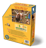 Madd Capp Puzzles – I Am Longhorn Jigsaw Puzzle | 520 Pieces – back of packaging