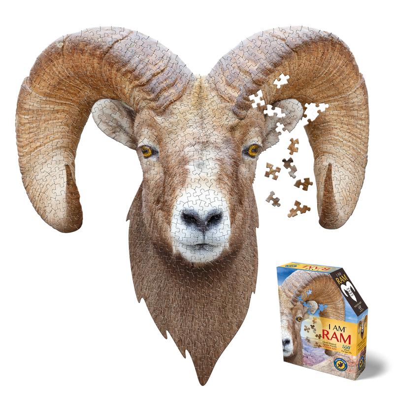 Madd Capp Puzzles – I Am Ram Jigsaw Puzzle | 520 Pieces – puzzle and packaging
