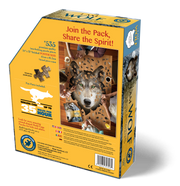 Madd Capp Puzzles – I Am Wolf Jigsaw Puzzle | 535 Pieces – back of packaging