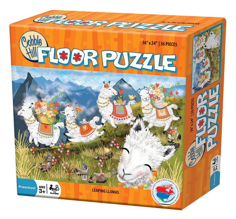 Cobble Hill - 36 Piece Puzzle - Leaping Llamas