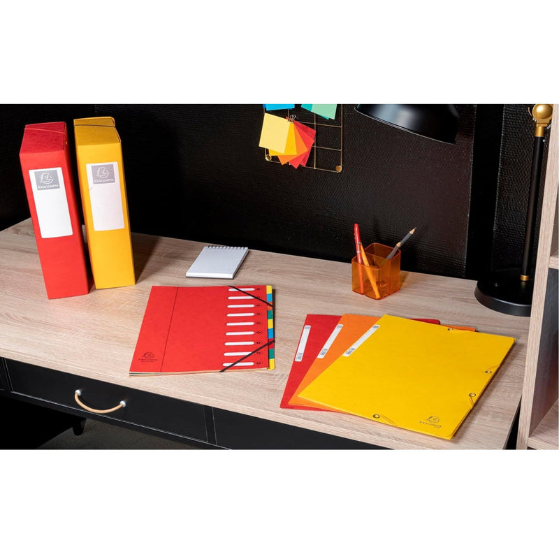 Elastic Folder For Soft Cards, 3 Flaps + Elastic. Black (9.45x12.6in)