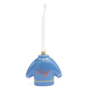 LUG - Ceramic Sweater Ornament - BLUE SWEATER - colour view