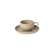 Casafina Pacifica Chestnut tea cup and saucer