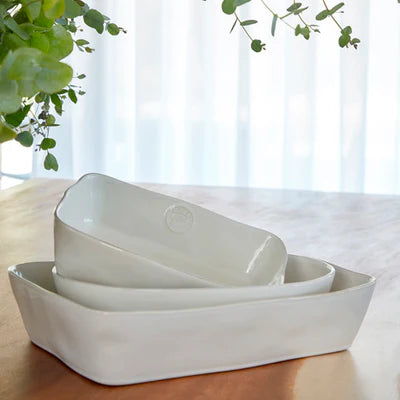 Costa Nova - Nova White Rectangular Baker Large