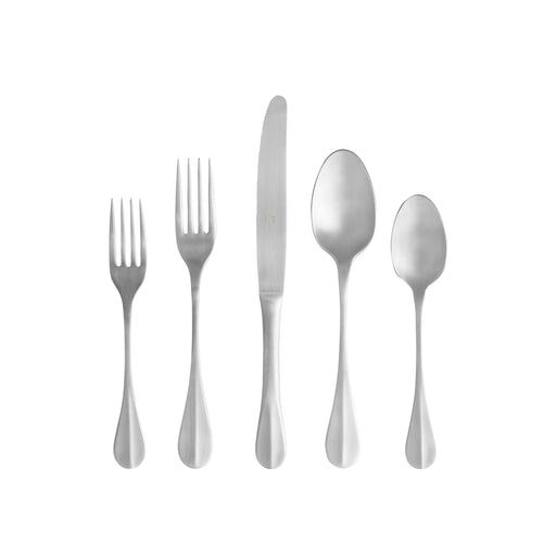 Nau - Brushed Flatware 5 Pieces - Set of 12