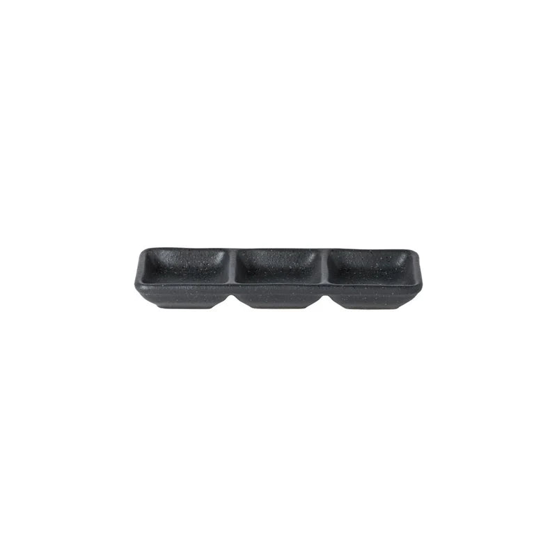 Costa Nova - Roda - Ardosia Grey 3-section Rectangular Tray