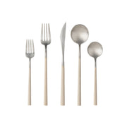 Mito - Brushed Cru Cable Flatware 5 Pieces
