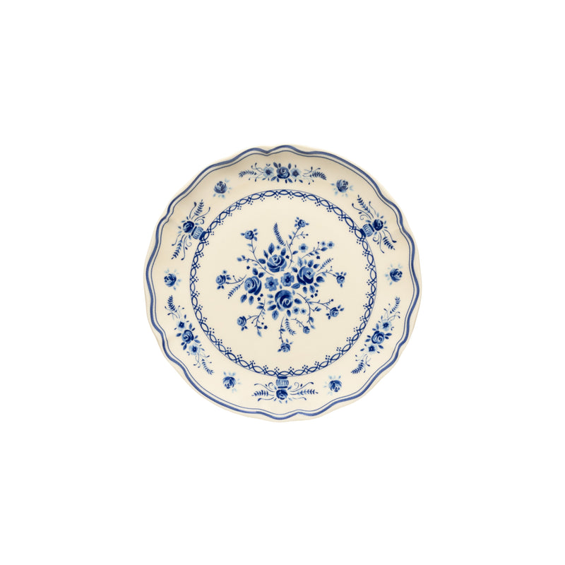 Vila - Beige-blue Salad/dessert Plate | 8" / 21 cm