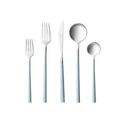 Mito - Brushed - Mint Flatware 5 Pieces - Set of 12