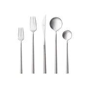 Mito - Brushed - Cloud Grey Flatware 5 Pieces - Set of 12