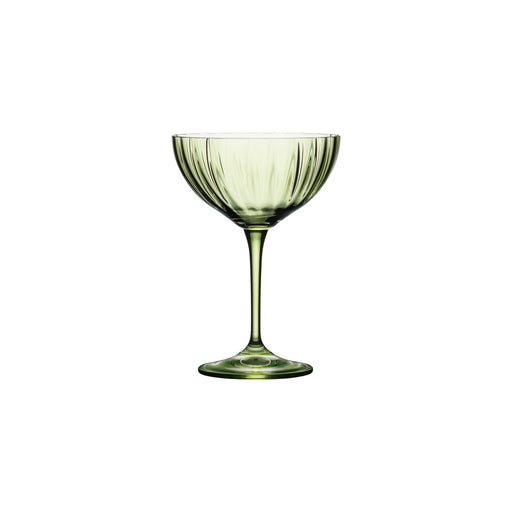 Sens - Bottle Green Set 6 Coupe Glasses - Set of 6