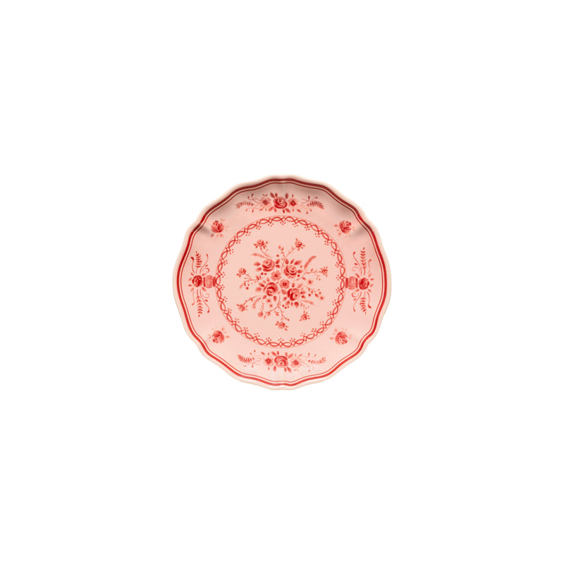 Vila - Pink-red Appetizer Plate | 7" / 17 cm - Set of 6