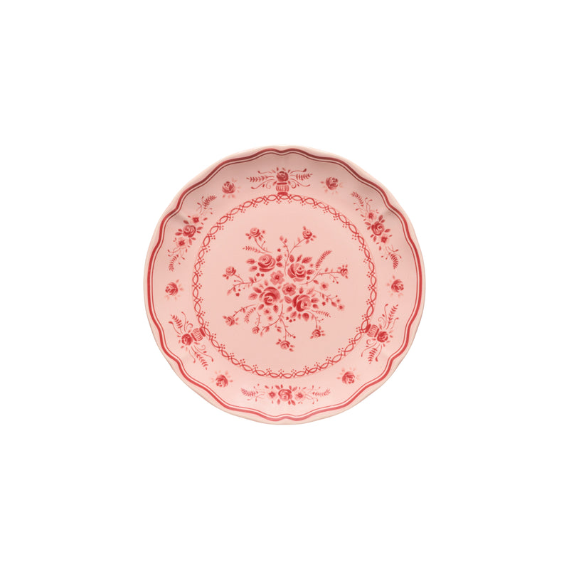 Vila - Pink-red Salad/dessert Plate | 8" / 21 cm