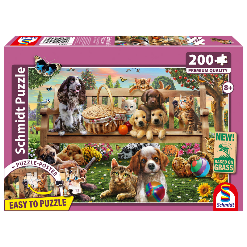 PZ200: GARDEN PICNIC DOGS AND CATS