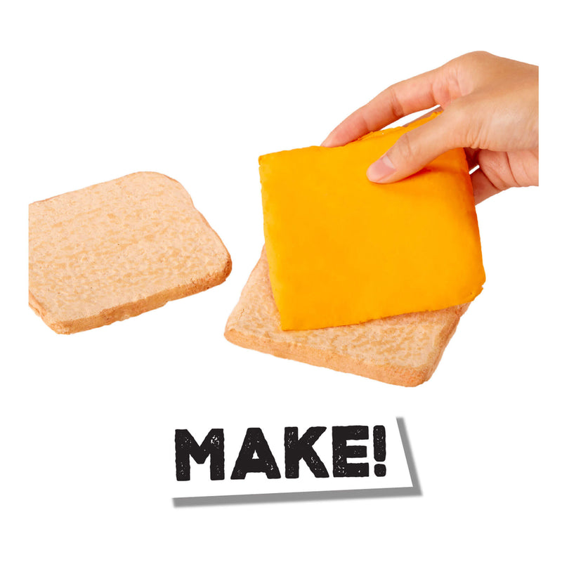SlimeLife - Grilled Cheese with Chips Slime Playset — making pretend grilled cheese