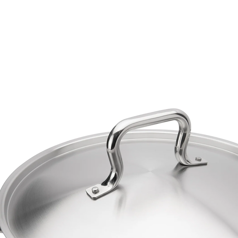 Browne - ELEMENTS Brazier w/Cover, 20qt/19 L, 15.7 × 6.1 in/39.9 × 15.5 cm, SS, NSF