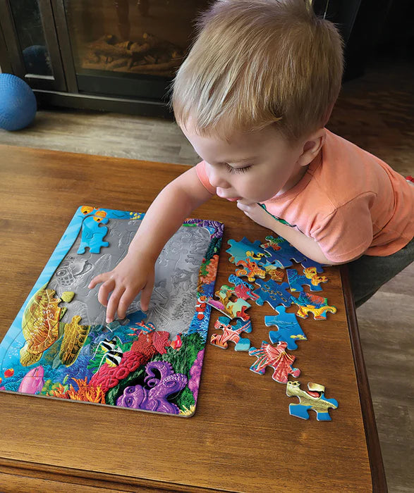 Cobble Hill - Puzzle plateau de 35 pièces - Tortue sous-marine