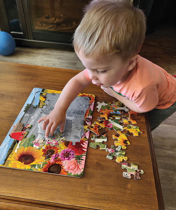Cobble Hill - Plateau-puzzle 35 pièces - La ferme ensoleillée