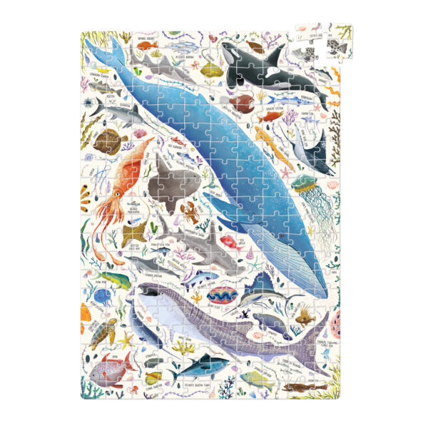 Banana Panda - Puzzlove - Puzzle de 200 pièces Animaux marins (7+)