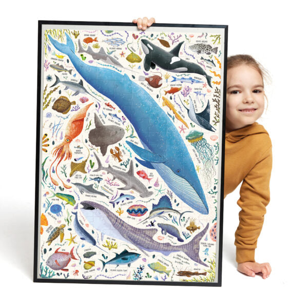 Banana Panda - Puzzlove - Puzzle de 200 pièces Animaux marins (7+)