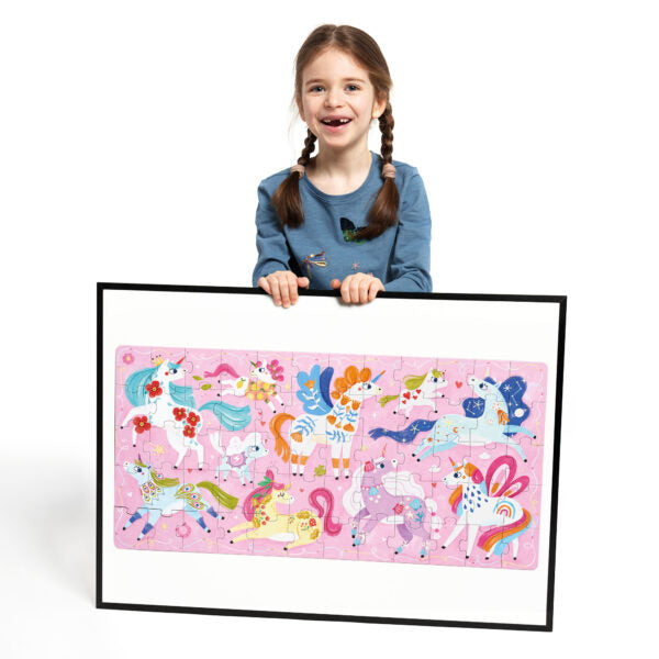 Banana Panda - J'adore les licornes - Puzzle 60 pièces (4 ans et +)